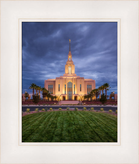 Red Cliffs Temple - Stillness in the Storm