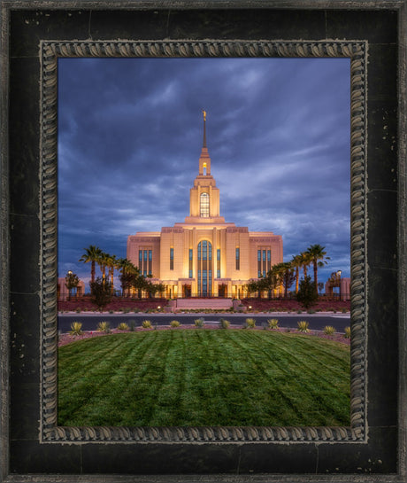 Red Cliffs Temple - Stillness in the Storm