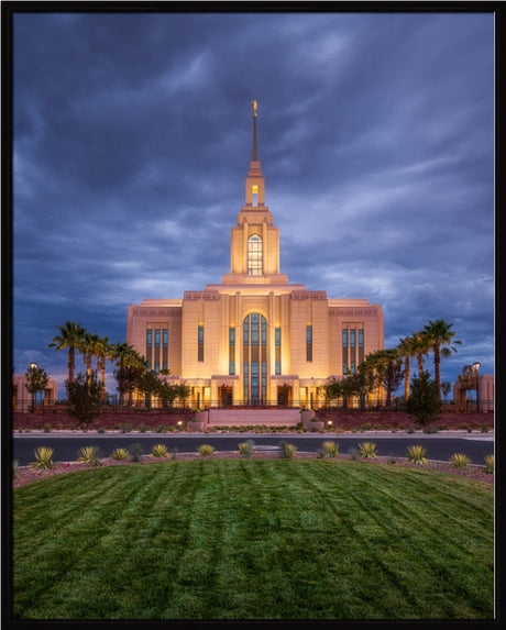Red Cliffs Temple - Stillness in the Storm