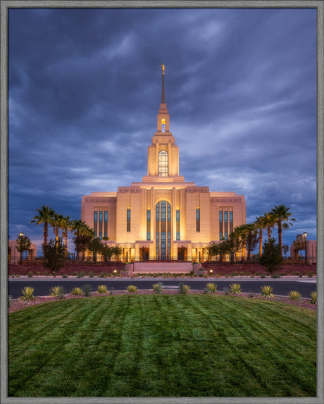 Red Cliffs Temple - Stillness in the Storm