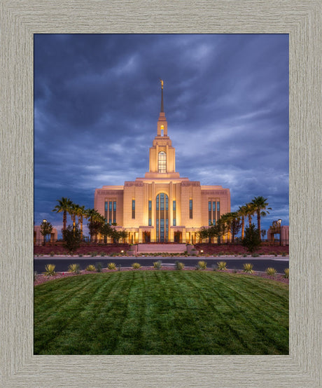 Red Cliffs Temple - Stillness in the Storm