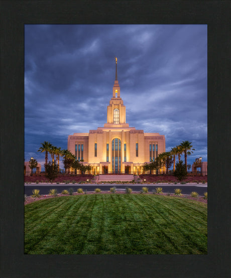 Red Cliffs Temple - Stillness in the Storm
