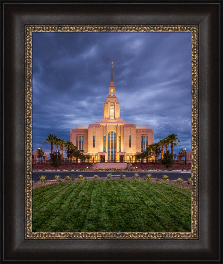 Red Cliffs Temple - Stillness in the Storm
