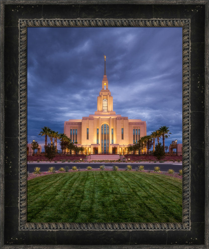 Red Cliffs Temple - Stillness in the Storm