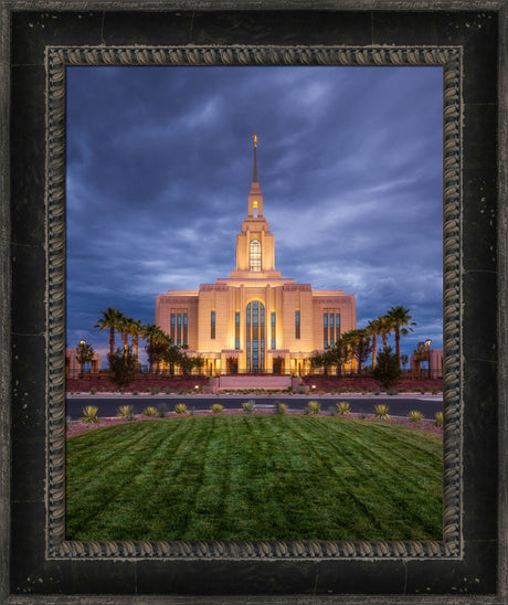 Red Cliffs Temple - Stillness in the Storm