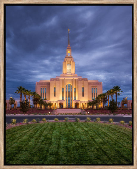 Red Cliffs Temple - Stillness in the Storm