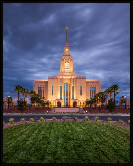 Red Cliffs Temple - Stillness in the Storm