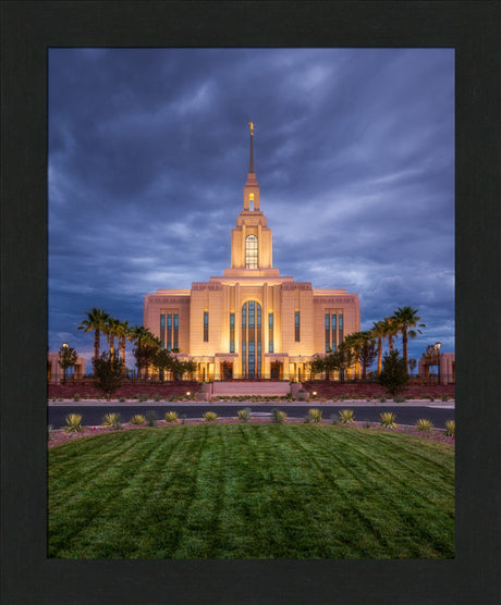 Red Cliffs Temple - Stillness in the Storm