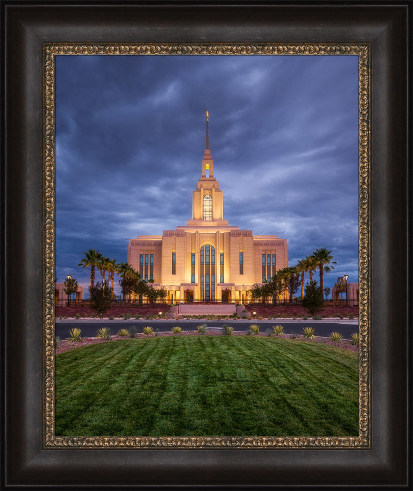 Red Cliffs Temple - Stillness in the Storm