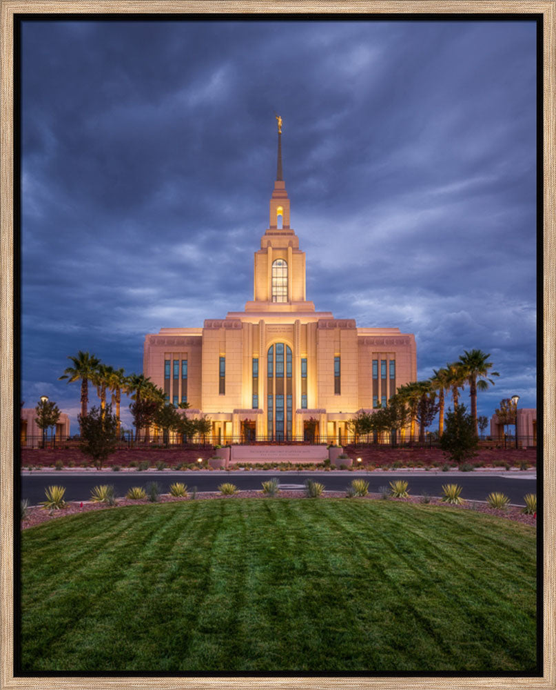 Red Cliffs Temple - Stillness in the Storm