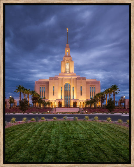 Red Cliffs Temple - Stillness in the Storm