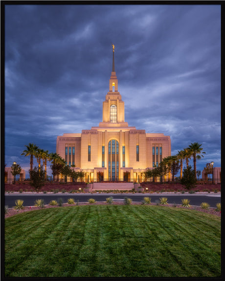 Red Cliffs Temple - Stillness in the Storm