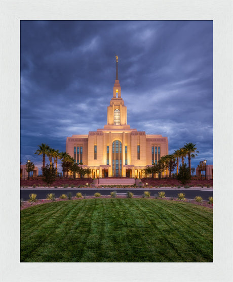 Red Cliffs Temple - Stillness in the Storm