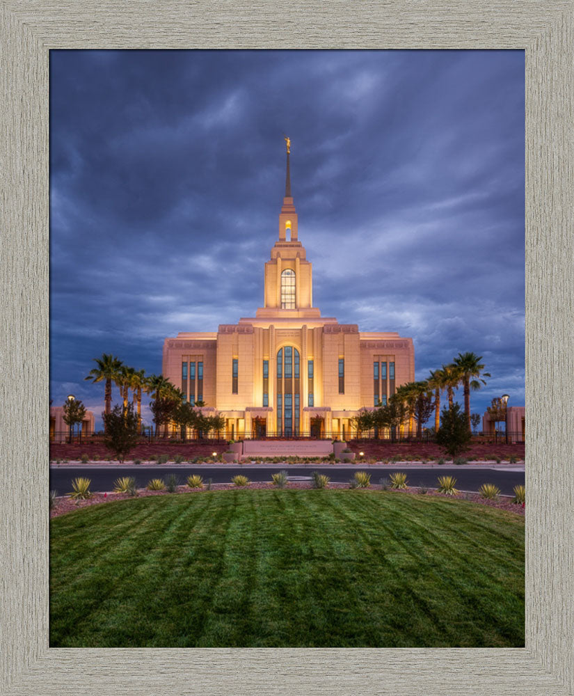 Red Cliffs Temple - Stillness in the Storm