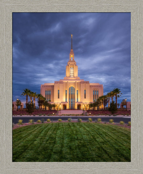 Red Cliffs Temple - Stillness in the Storm