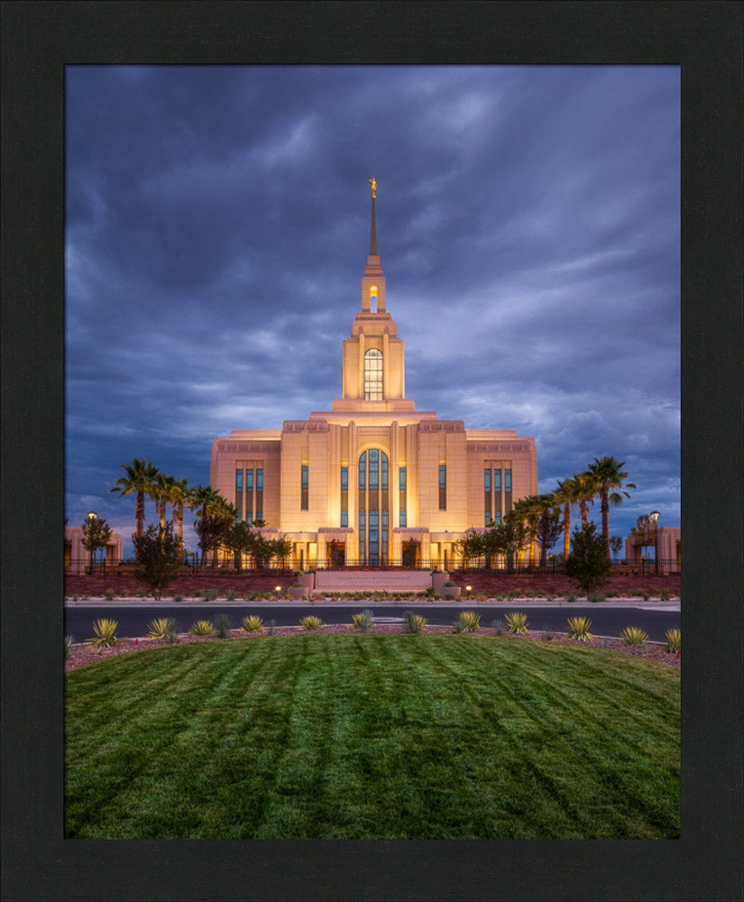 Red Cliffs Temple - Stillness in the Storm