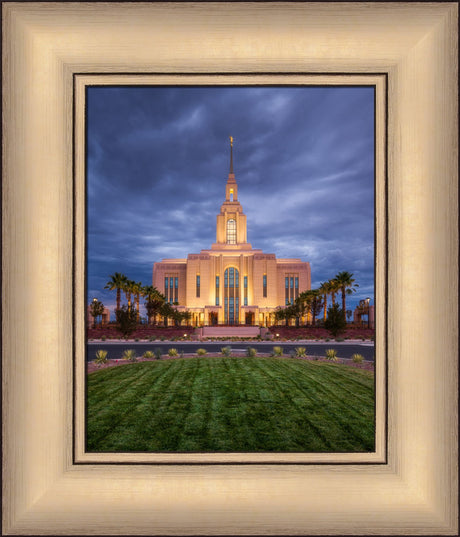 Red Cliffs Temple - Stillness in the Storm