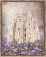 Salt Lake Temple - Forget Me Not by Mandy Jane Williams