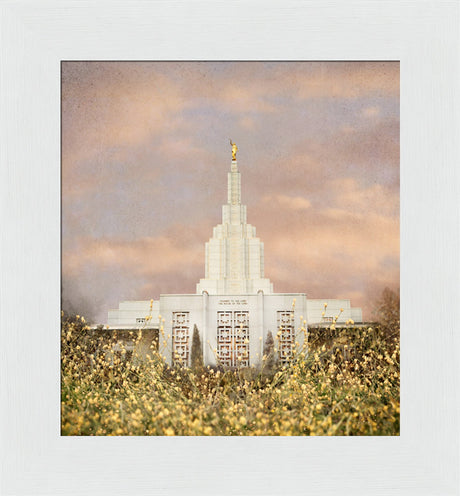 Idaho Falls Temple - Giving Rest by Mandy Jane Williams
