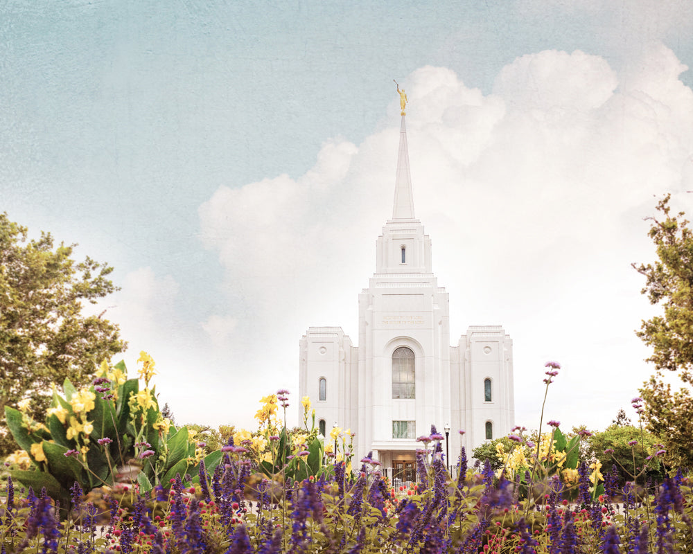 Brigham City Temple- Summer Peace