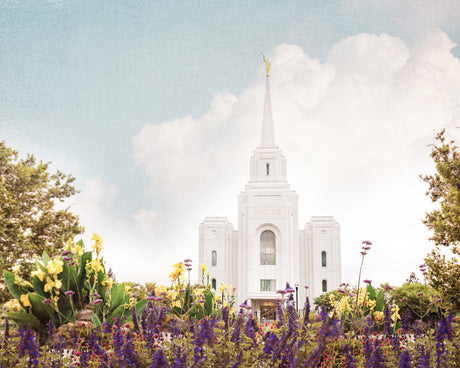 Brigham City Temple- Summer Peace