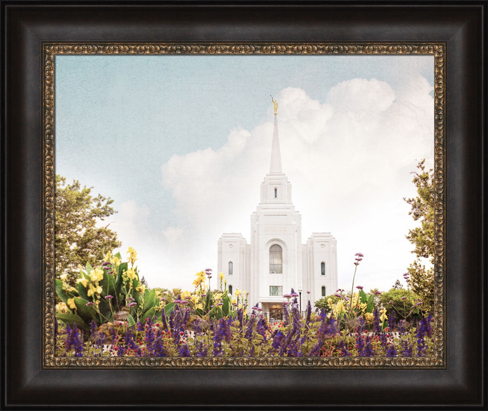 Brigham City Temple- Summer Peace