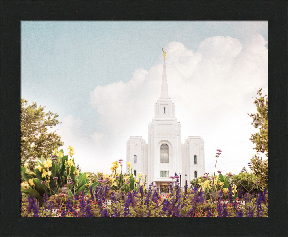 Brigham City Temple- Summer Peace