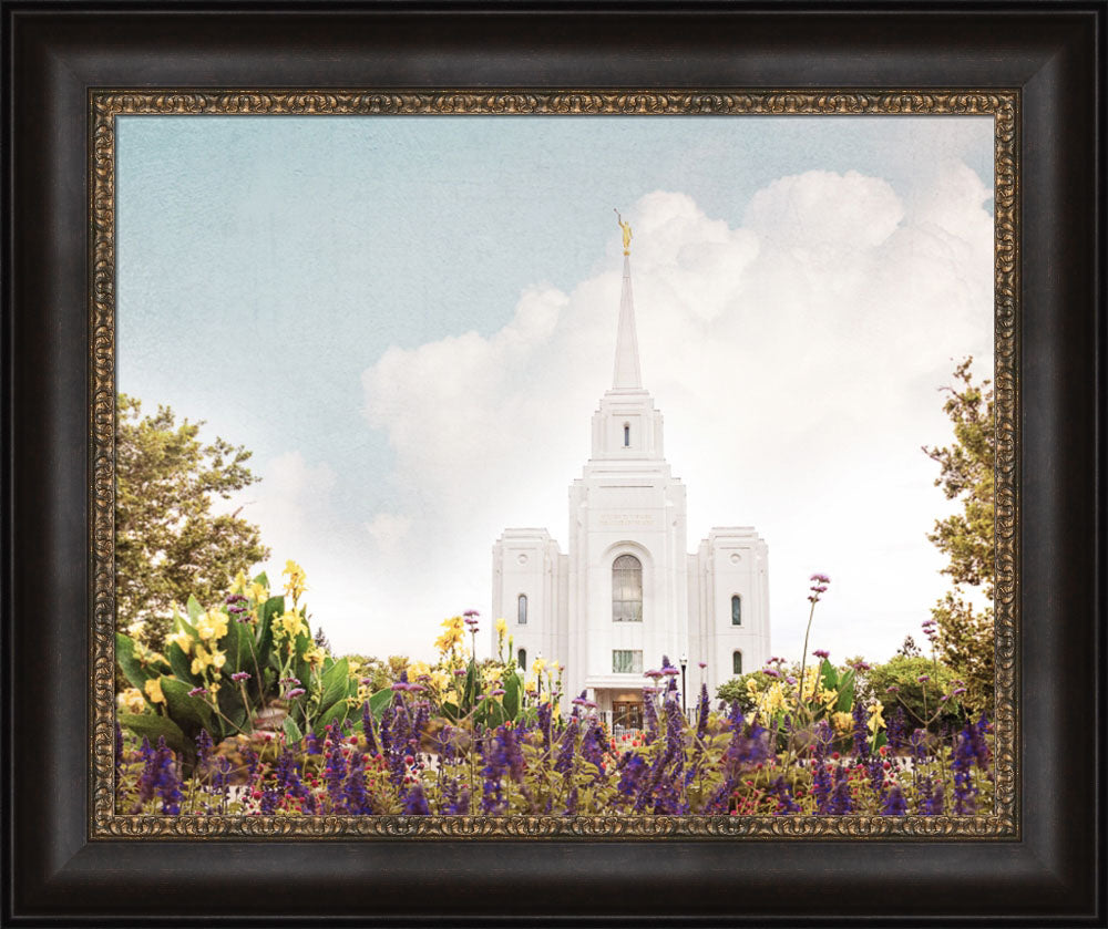 Brigham City Temple- Summer Peace