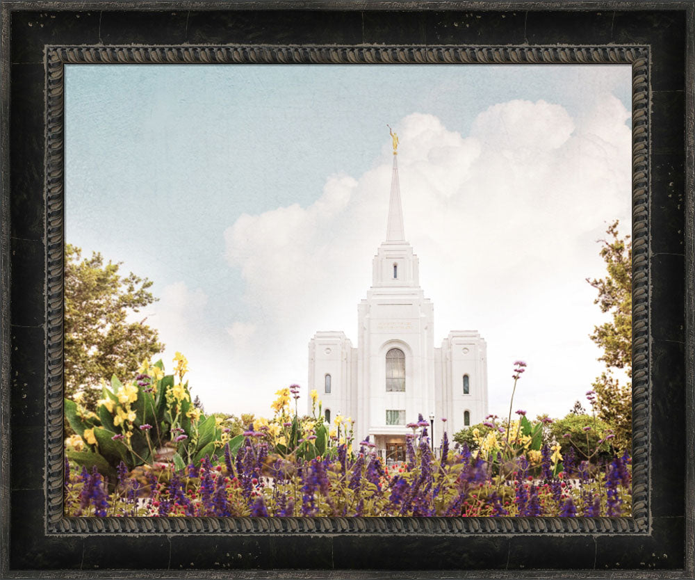 Brigham City Temple- Summer Peace
