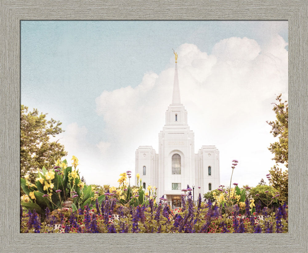 Brigham City Temple- Summer Peace