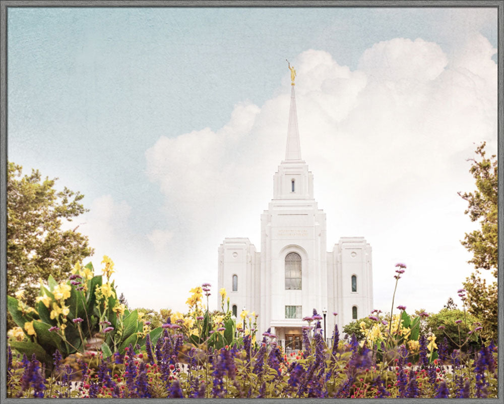 Brigham City Temple- Summer Peace