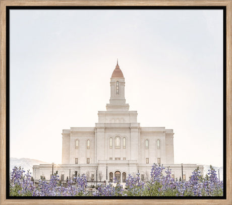 Deseret Peak Utah Temple- Mountain Lupine