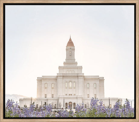 Deseret Peak Utah Temple- Mountain Lupine