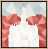 St. George Utah Temple - Geometric  by Madison Wardle