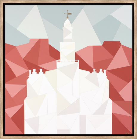 St. George Utah Temple - Geometric  by Madison Wardle