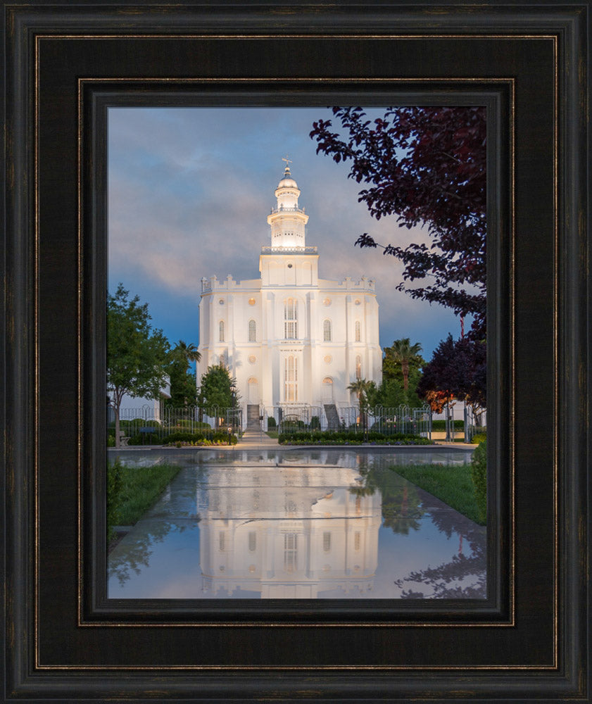 St George Temple - Rain Path