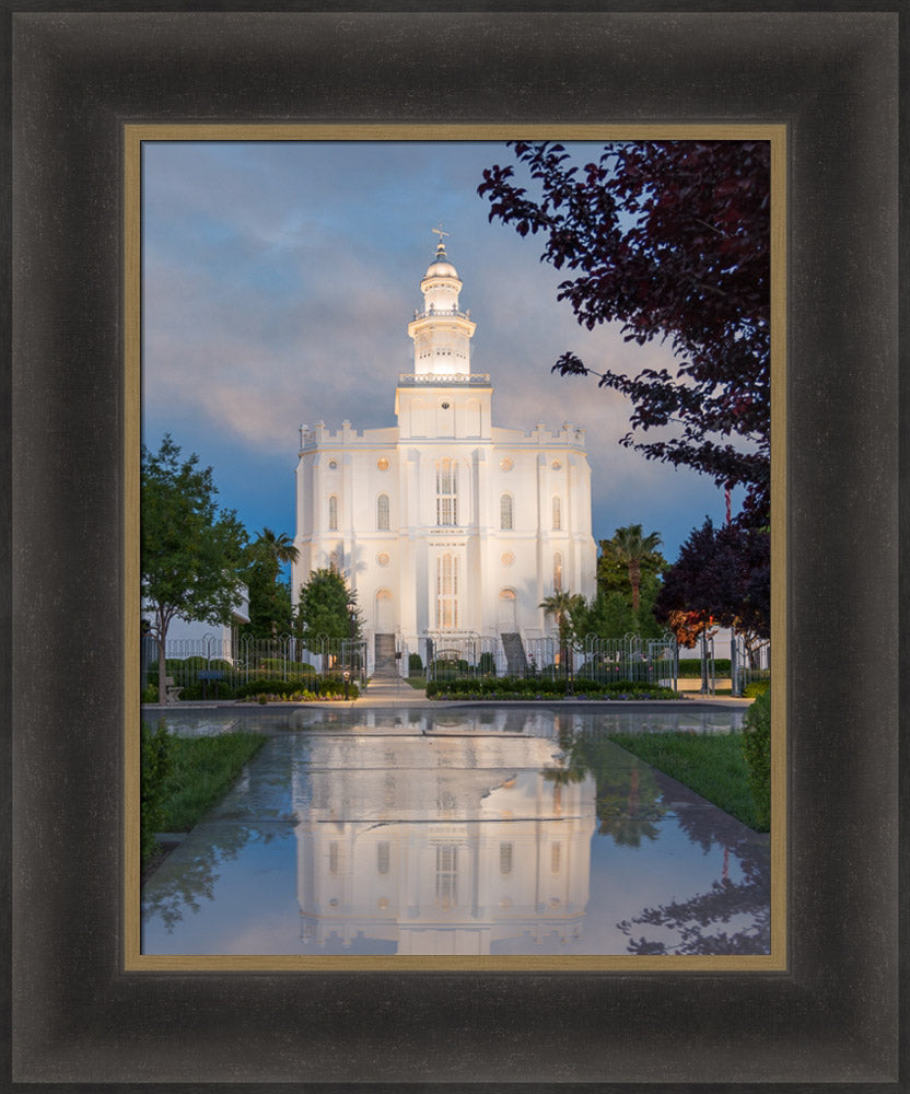 St George Temple - Rain Path