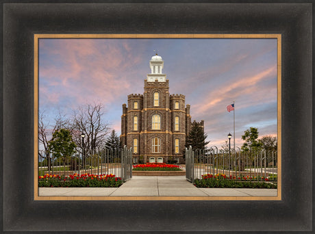Logan Temple - Gate Tulips