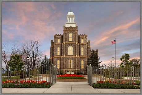 Logan Temple - Gate Tulips