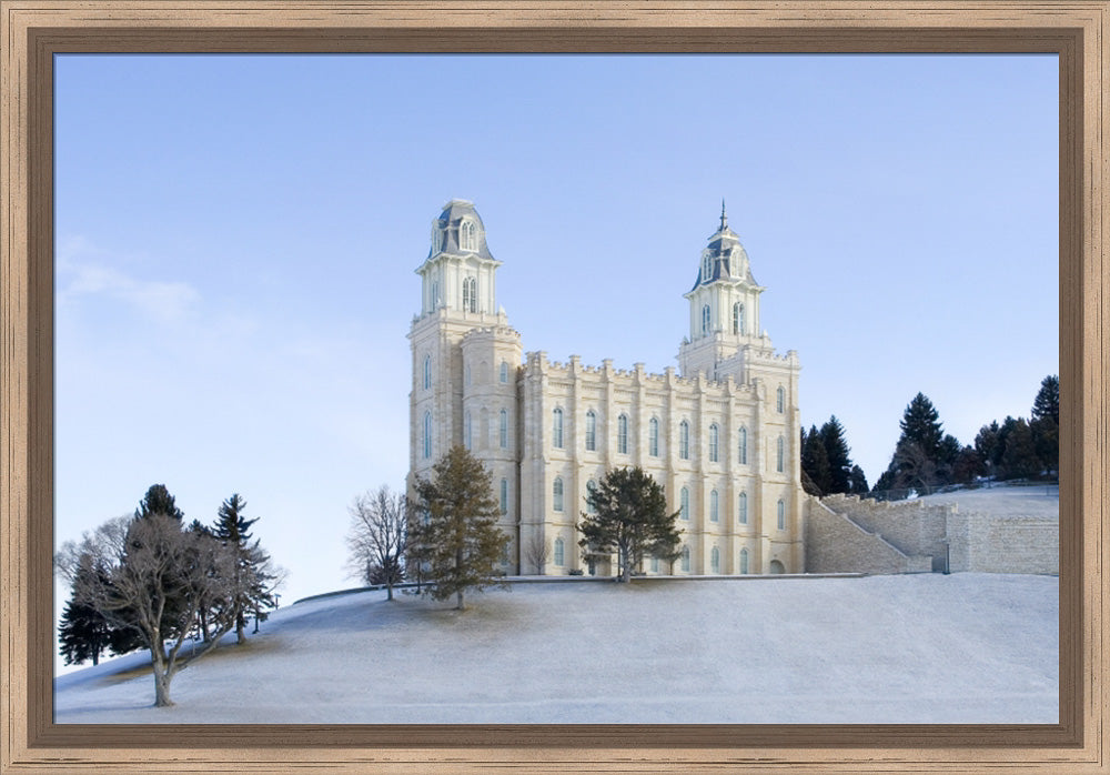 Manti Temple - Winter