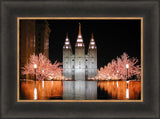 Salt Lake Temple - Christmas Reflections