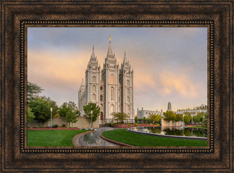 Salt Lake Temple- Covenant Path by Robert A Boyd