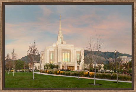 Ogden Temple - Evening Path