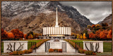 Provo Temple - Fall Gates panoramic