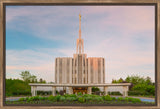Seattle Temple - Spring Sunset