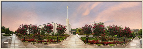 Atlanta Temple - Blossoming Trees Panoramic