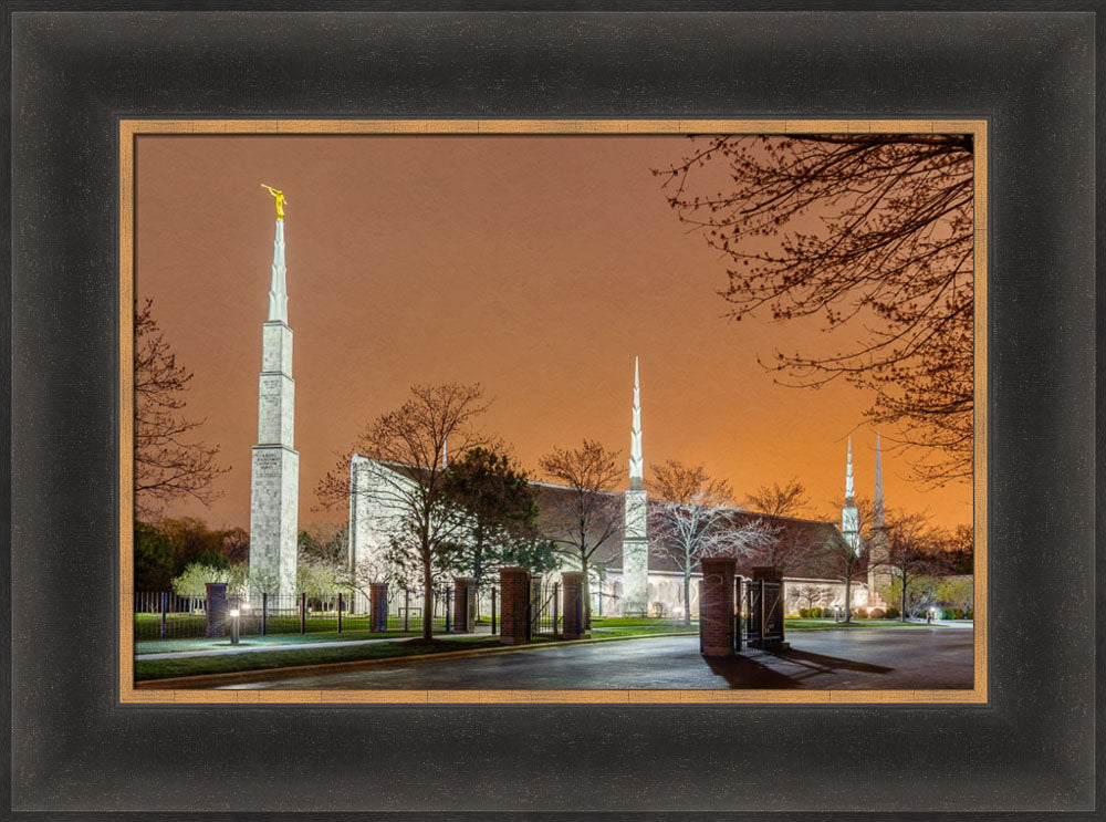 Chicago Temple - Evening Glow