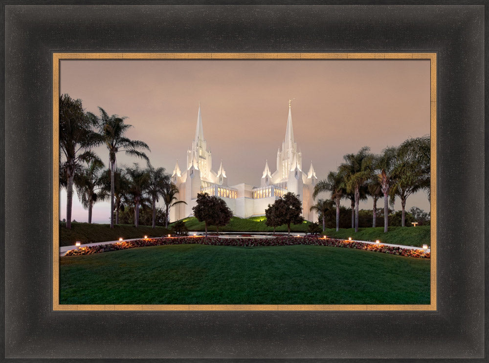 San Diego Temple - Autumn Sky