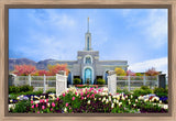 Mt Timpanogos Temple - Spring Tulips