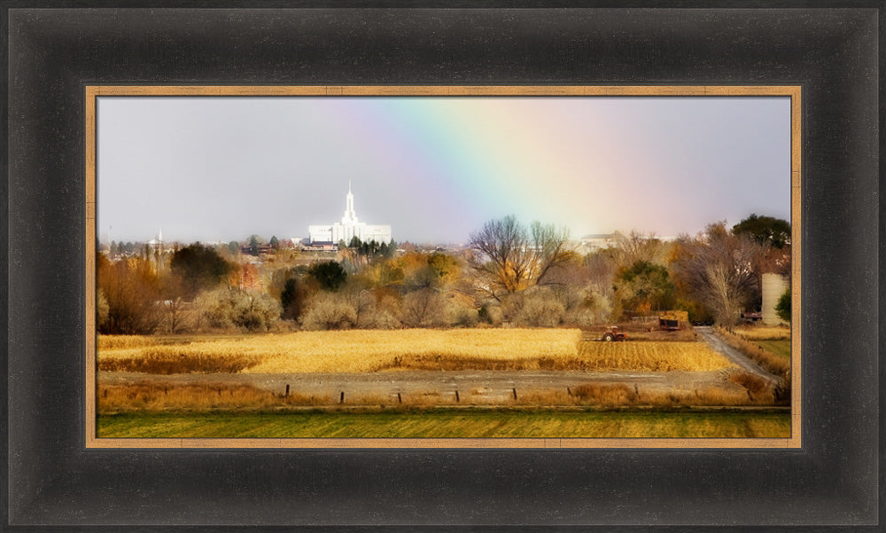 Mt Timpanogos Temple - Rainbow